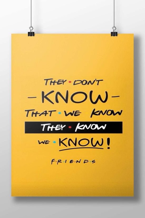 Friends (TV franchise) Main Subject: Friends (TV franchise) Matte BoizzBoard rigid print — Series wall art India |
