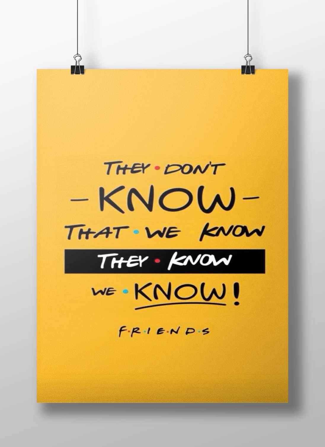 Friends (TV franchise) Main Subject: Friends (TV franchise) Matte BoizzBoard rigid print — Series wall art India |