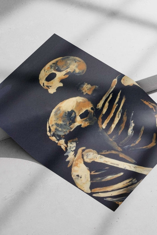 Human Skeleton Dracula - Eternal Gothic Poster