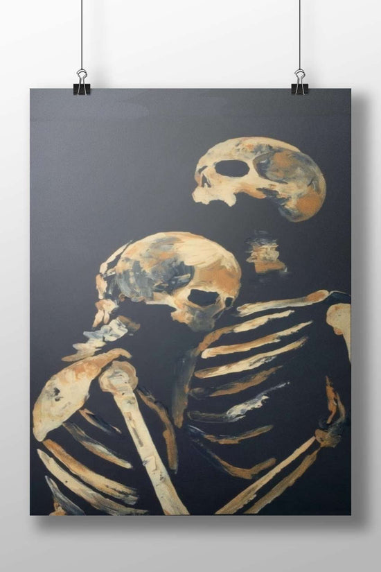 Human Skeleton Dracula - Eternal Gothic Poster