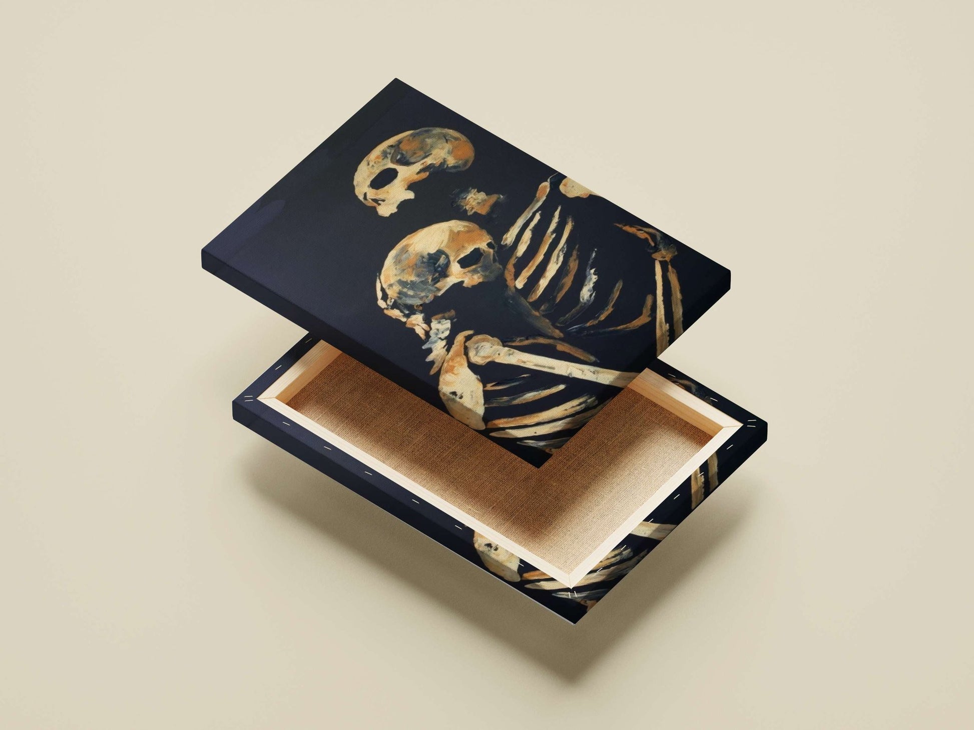 Human Skeleton Dracula - Eternal Gothic Poster
