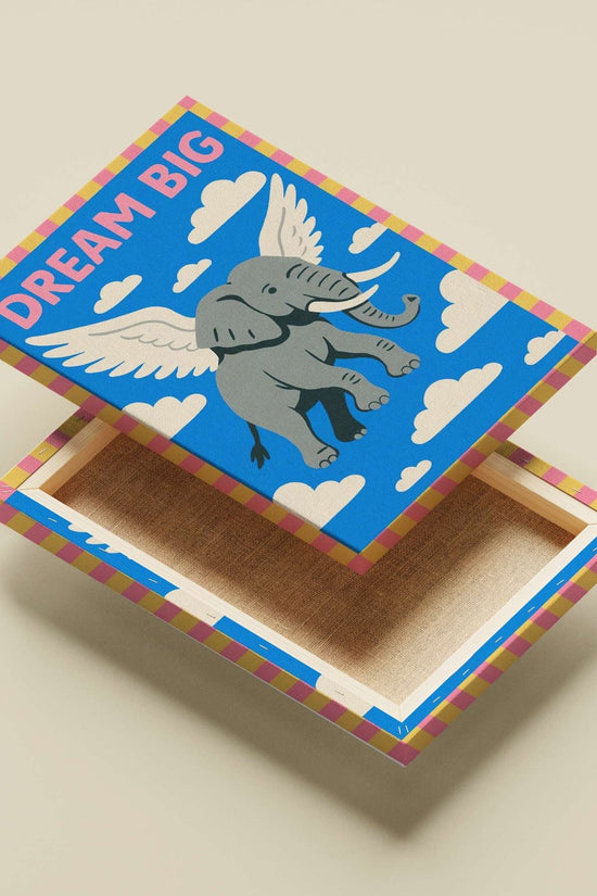 Winged elephant Main Subject: Winged elephant Canvas wall art — Art wall art India | PosterBoizz