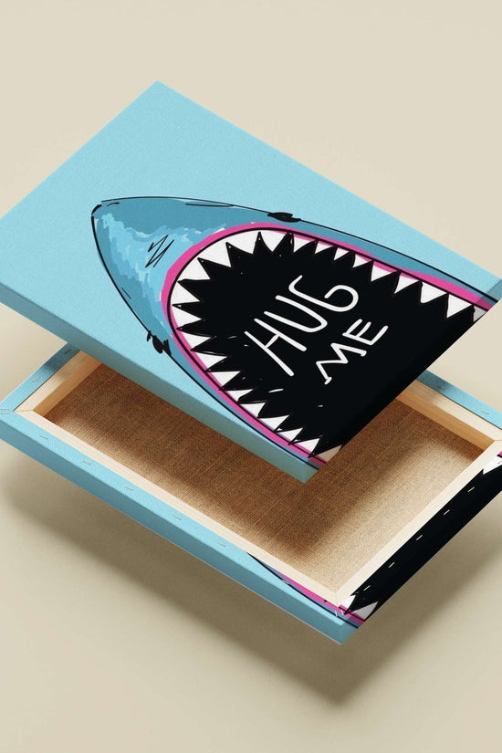 Shark Main Subject: Shark Canvas wall art — Art wall art India | PosterBoizz