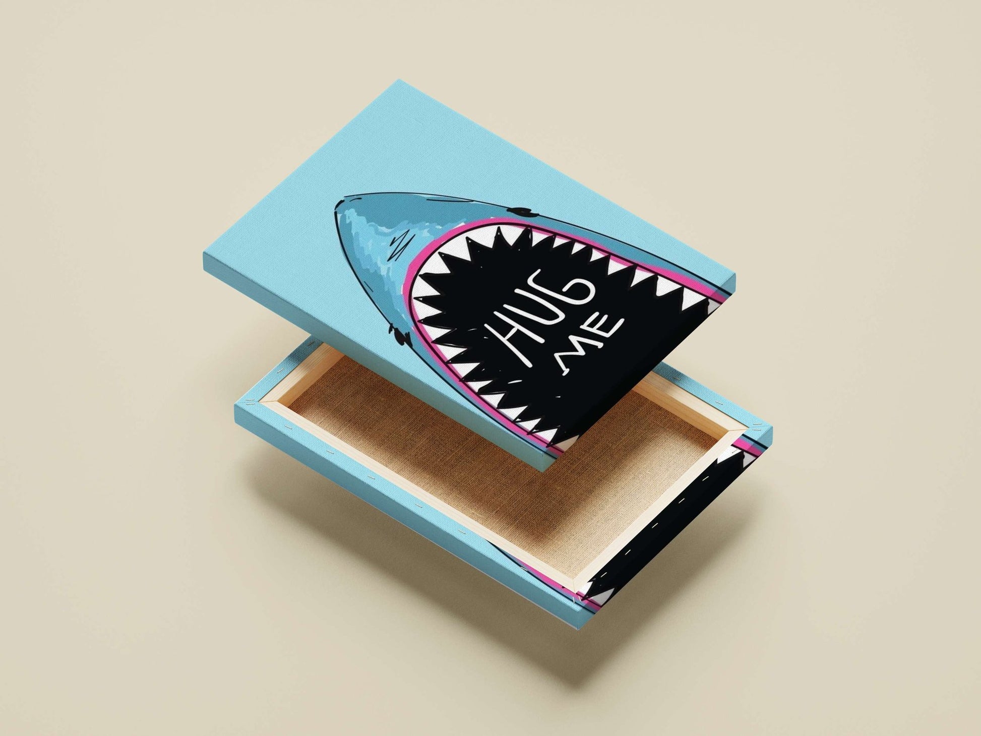Shark Main Subject: Shark Canvas wall art — Art wall art India | PosterBoizz