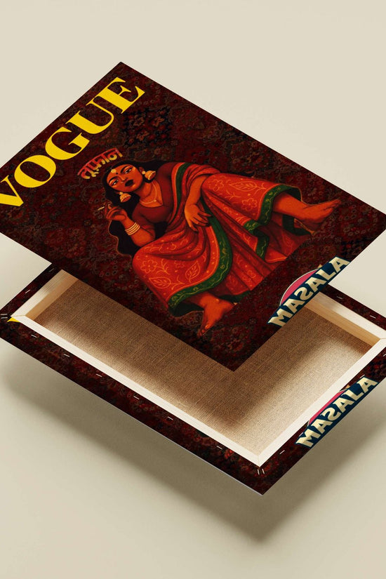 Durga Main Subject: Durga Canvas wall art — Sanatan wall art India | PosterBoizz