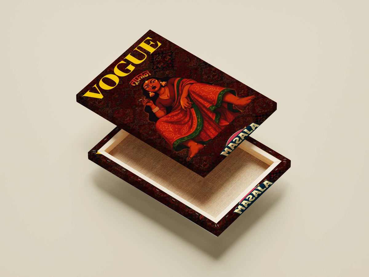Durga Main Subject: Durga Canvas wall art — Sanatan wall art India | PosterBoizz