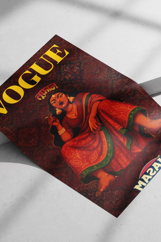 Durga Main Subject: Durga Matte poster print — Sanatan wall art India | PosterBoizz