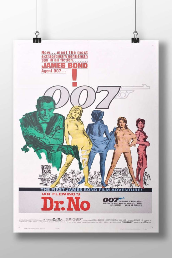 Ian Fleming's Dr. No, the first James Bond film starring Sean Connery as Agent 007.