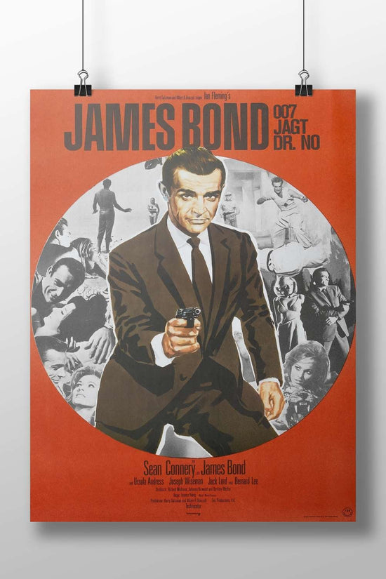 Sean Connery as James Bond (007 franchise, *Dr. No*) [Sean Connery - 007 Legacy Poster]