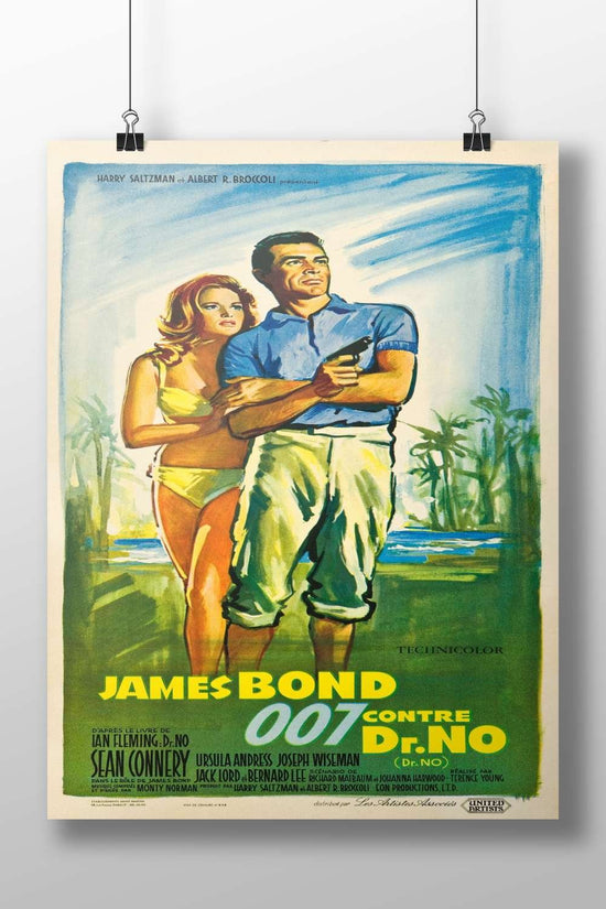 James Bond 007 franchise film "Dr. No" Dr. No - Legendary Agent Poster