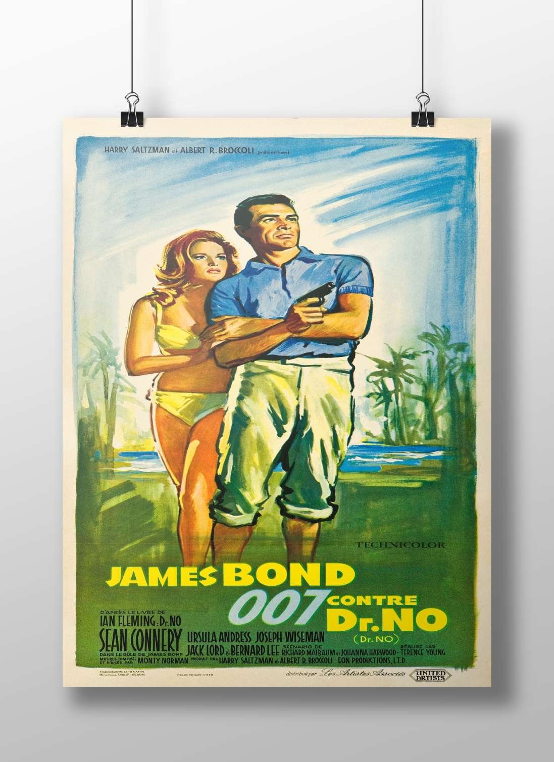 James Bond 007 franchise film "Dr. No" Dr. No - Legendary Agent Poster