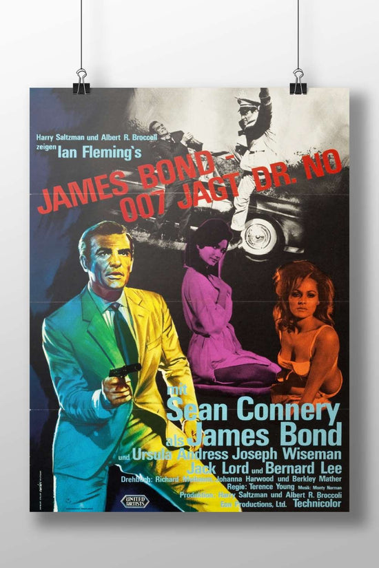 Sean Connery as James Bond in Ian Fleming's "Dr. No" (first James Bond film) Dr.