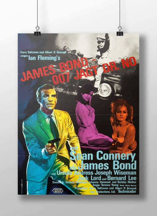 Sean Connery as James Bond in Ian Fleming's "Dr. No" (first James Bond film) Dr.