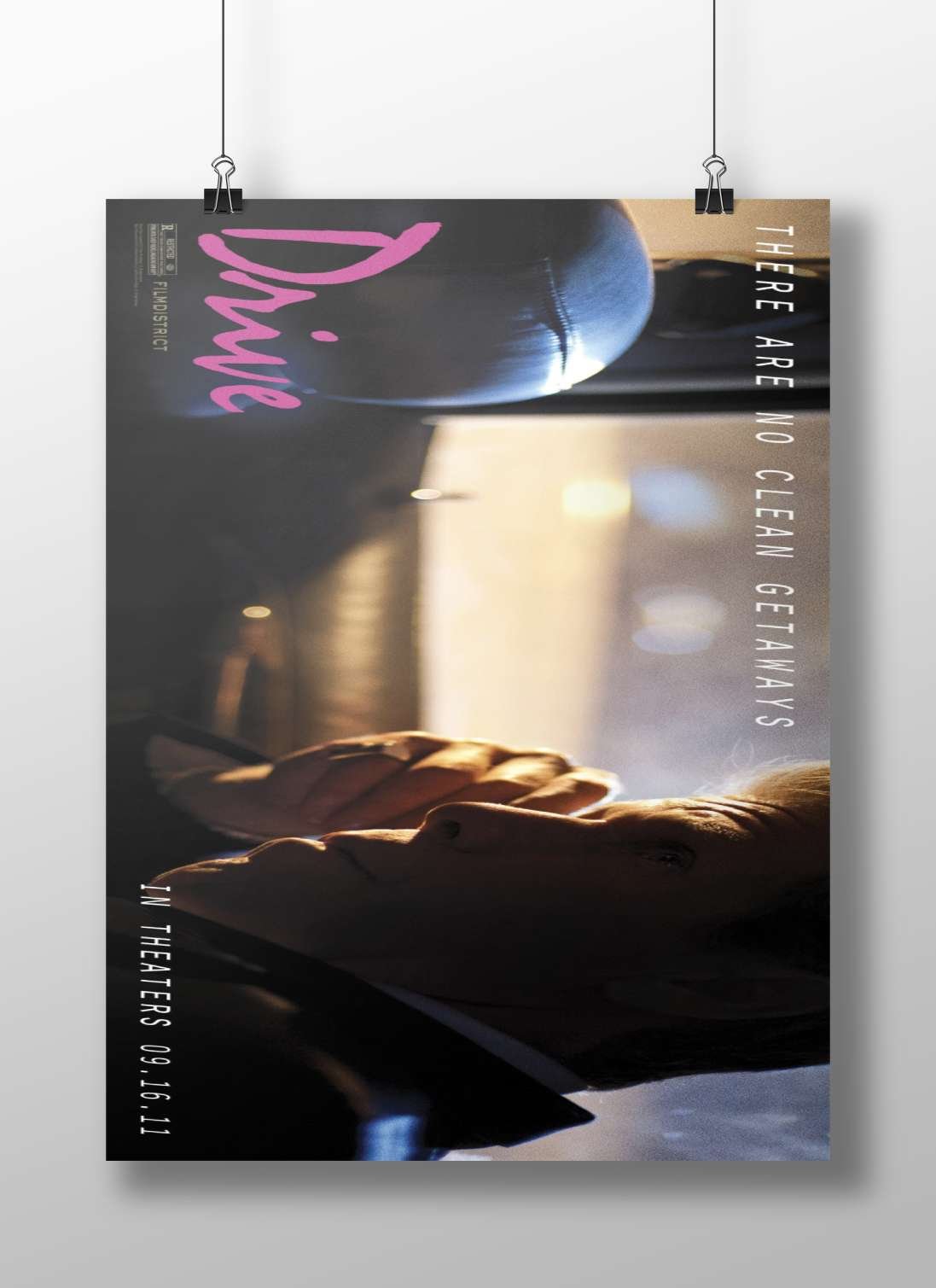 Drive (2011 film) Niomi Holloway - Drive Noir Poster