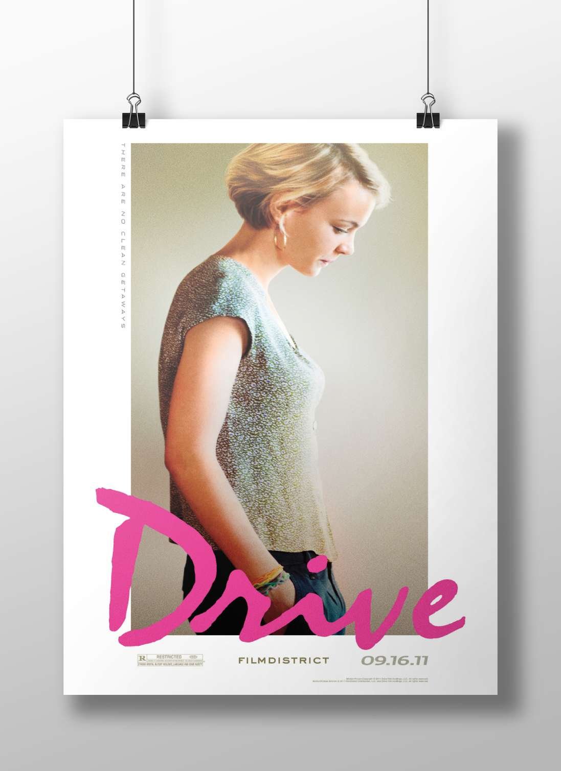 Drive (2011 film by Nicolas Winding Refn) Ryan Gosling - Drive Minimalist Poster