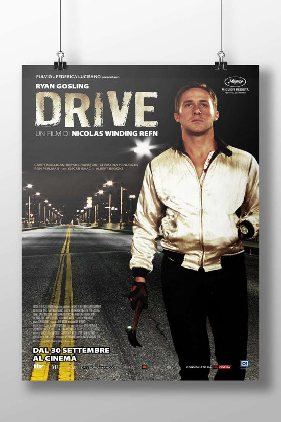 Drive (film) starring Ryan Gosling Niomi - Iconic Noir Poster
