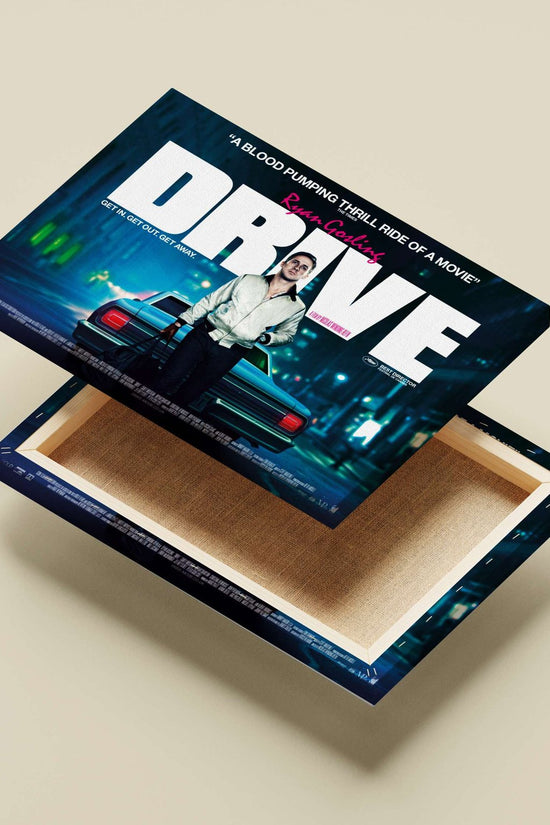 The movie "Drive" (2011) starring Ryan Gosling Drive - Noir Icon Poster