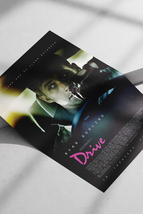 Ryan Gosling (in the film Drive) Ryan Gosling - Drive Noir Poster