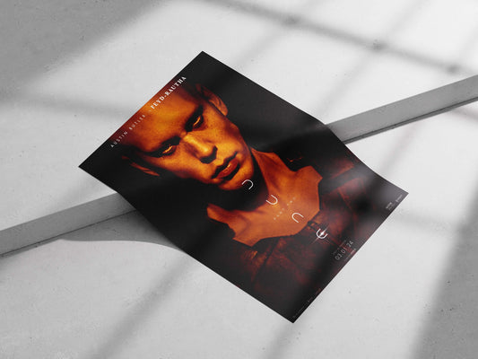 Austin Butler as Feyd-Rautha in Dune: Part Two Feyd-Rautha In Dune - Noir Poster