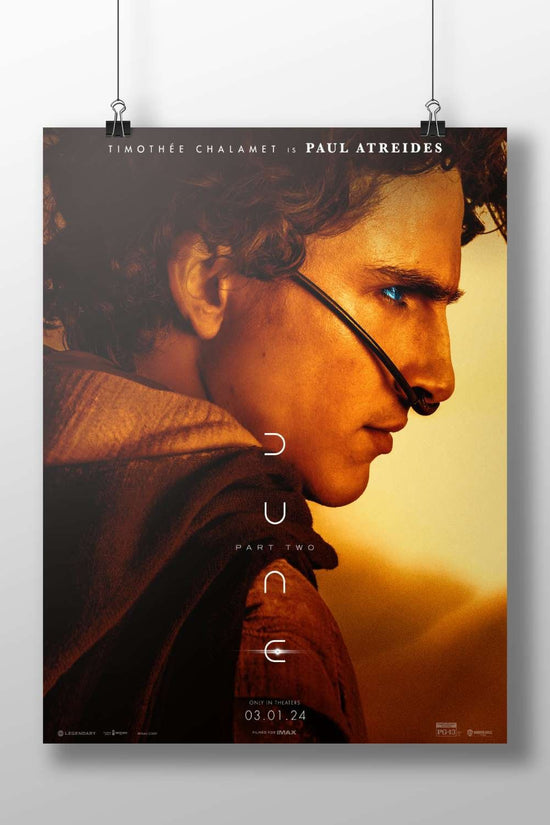 Paul Atreides from the Dune franchise Paul Atreides - Dune Legacy Poster