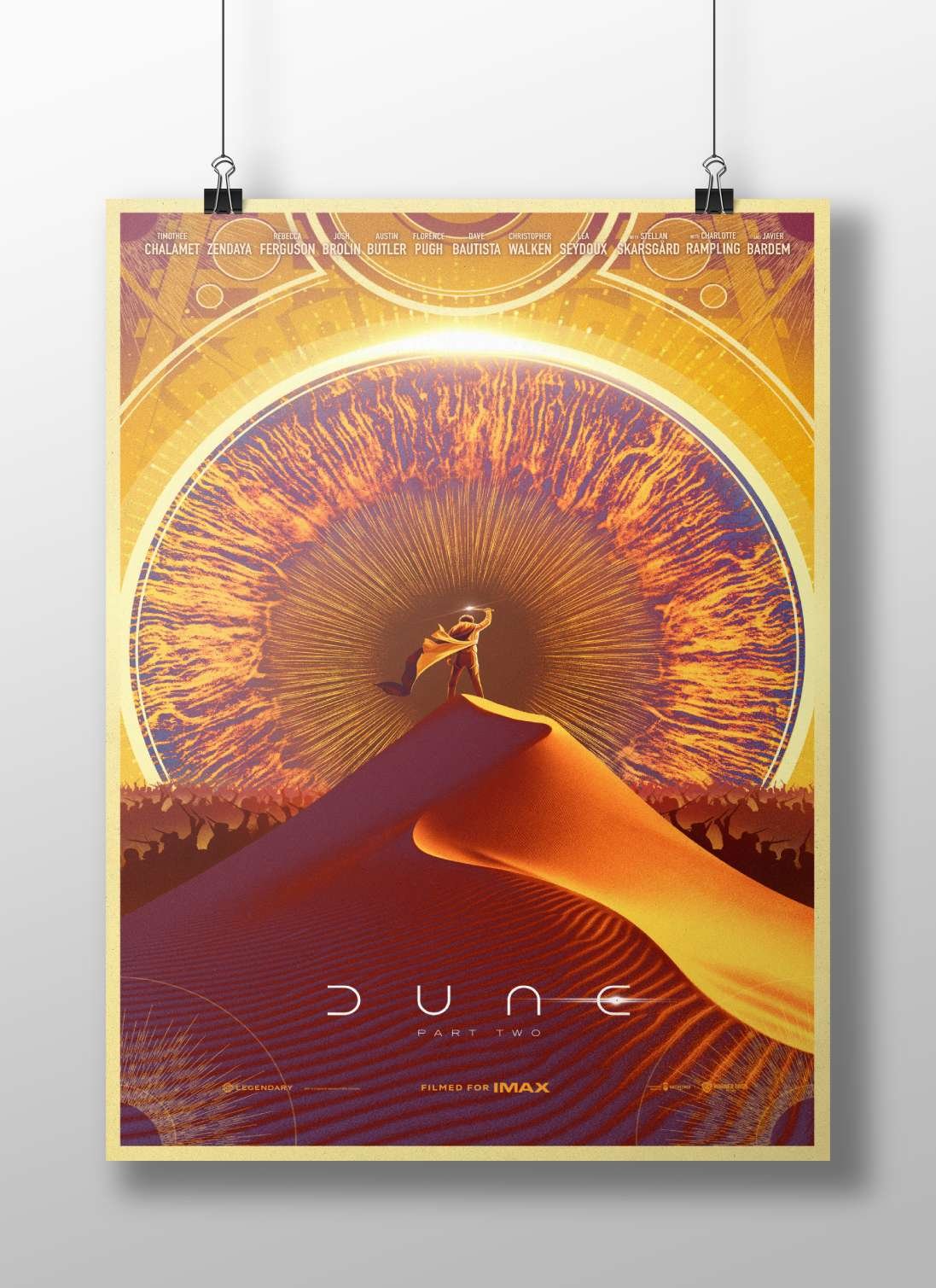 Dune Part Two (film) Paul Atreides - Dune Legacy Poster