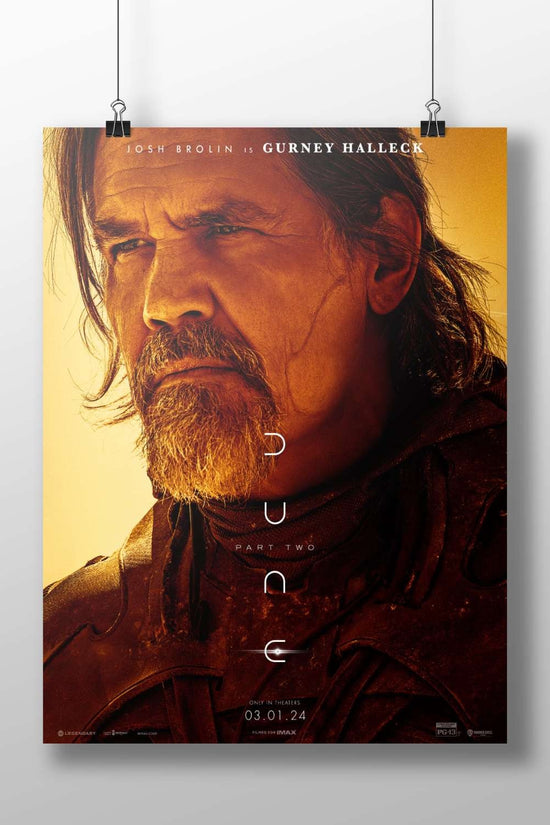 Gurney Halleck from the Dune franchise Gurney Halleck - Fremen Warrior Poster