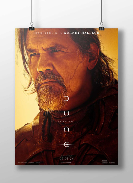 Gurney Halleck from the Dune franchise Gurney Halleck - Fremen Warrior Poster