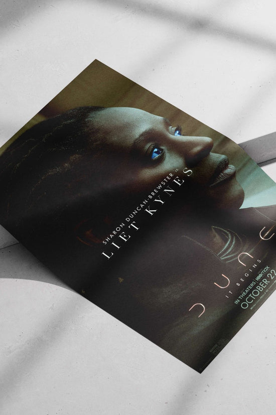Liet Kynes from the Dune franchise Liet Kynes - Dune Noir Poster
