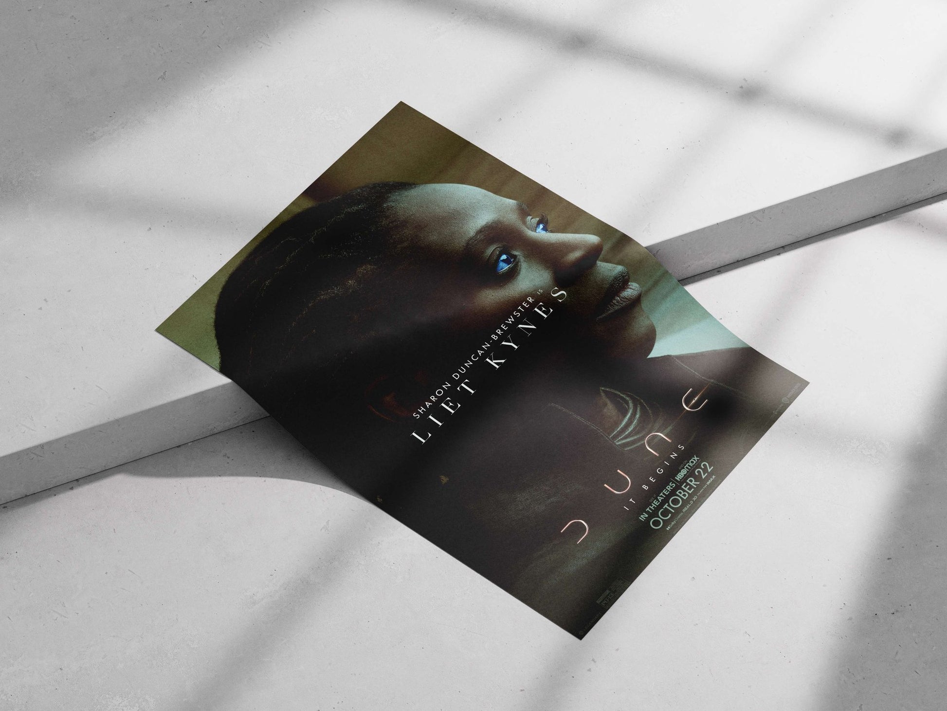 Liet Kynes from the Dune franchise Liet Kynes - Dune Noir Poster