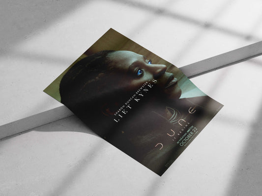 Liet Kynes from the Dune franchise Liet Kynes - Dune Noir Poster