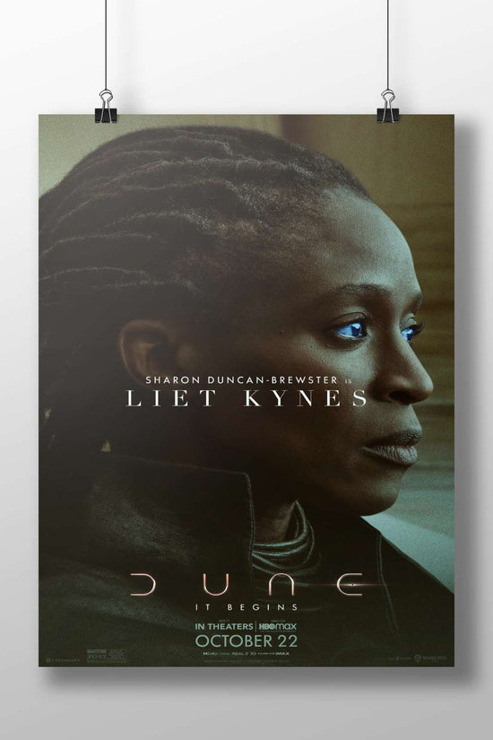 Liet Kynes from the Dune franchise Liet Kynes - Dune Noir Poster