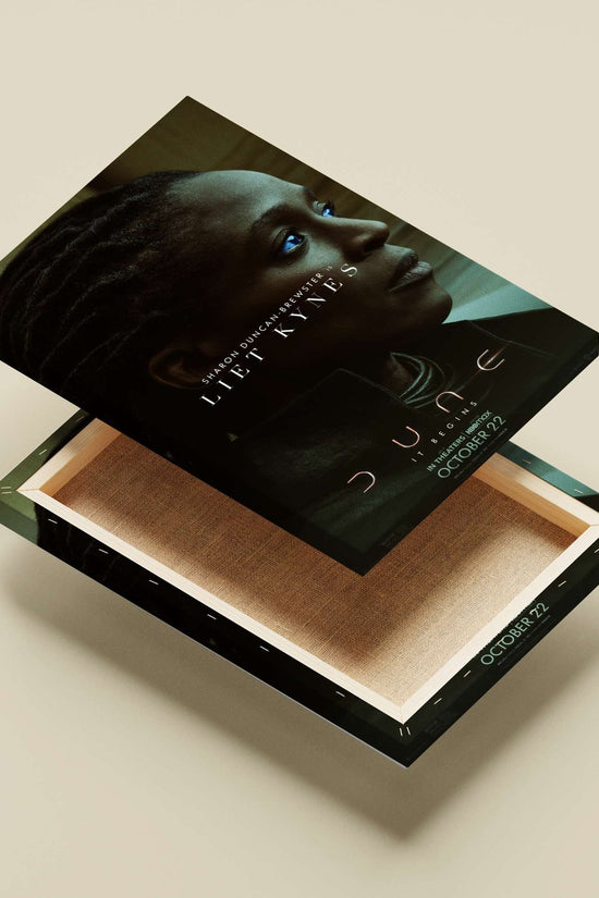Liet Kynes from the Dune franchise Liet Kynes - Dune Noir Poster