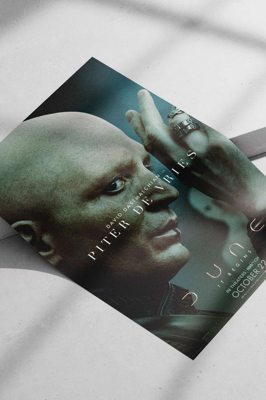 Piter de Vries (from the Dune franchise) Piter De Vries - Noir Masterpiece Poster