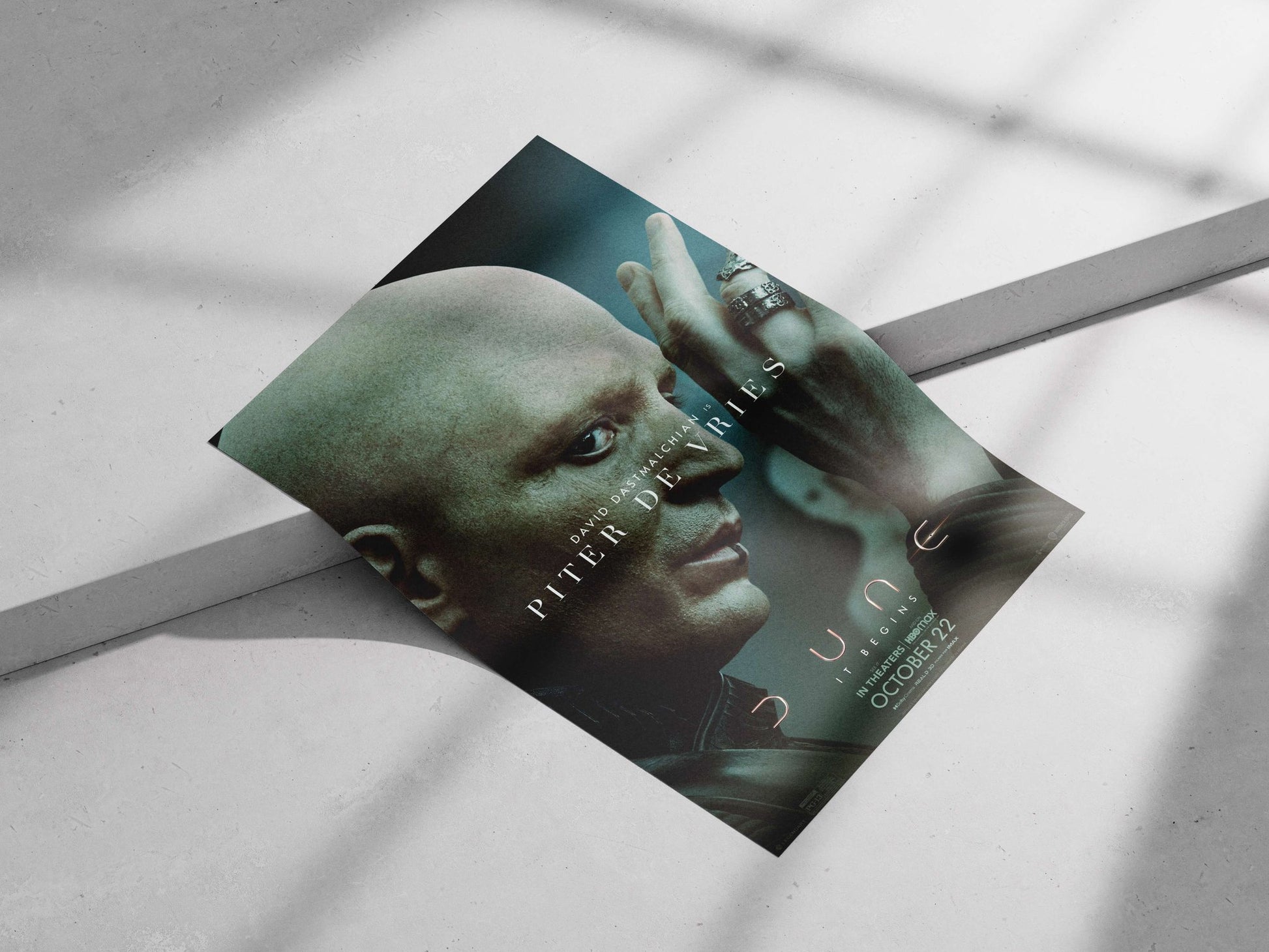 Piter de Vries (from the Dune franchise) Piter De Vries - Noir Masterpiece Poster