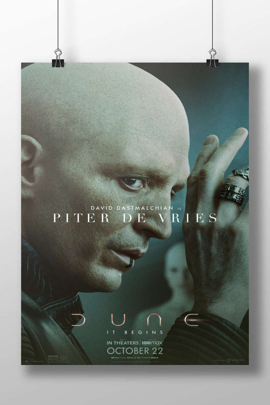 Piter de Vries (from the Dune franchise) Piter De Vries - Noir Masterpiece Poster