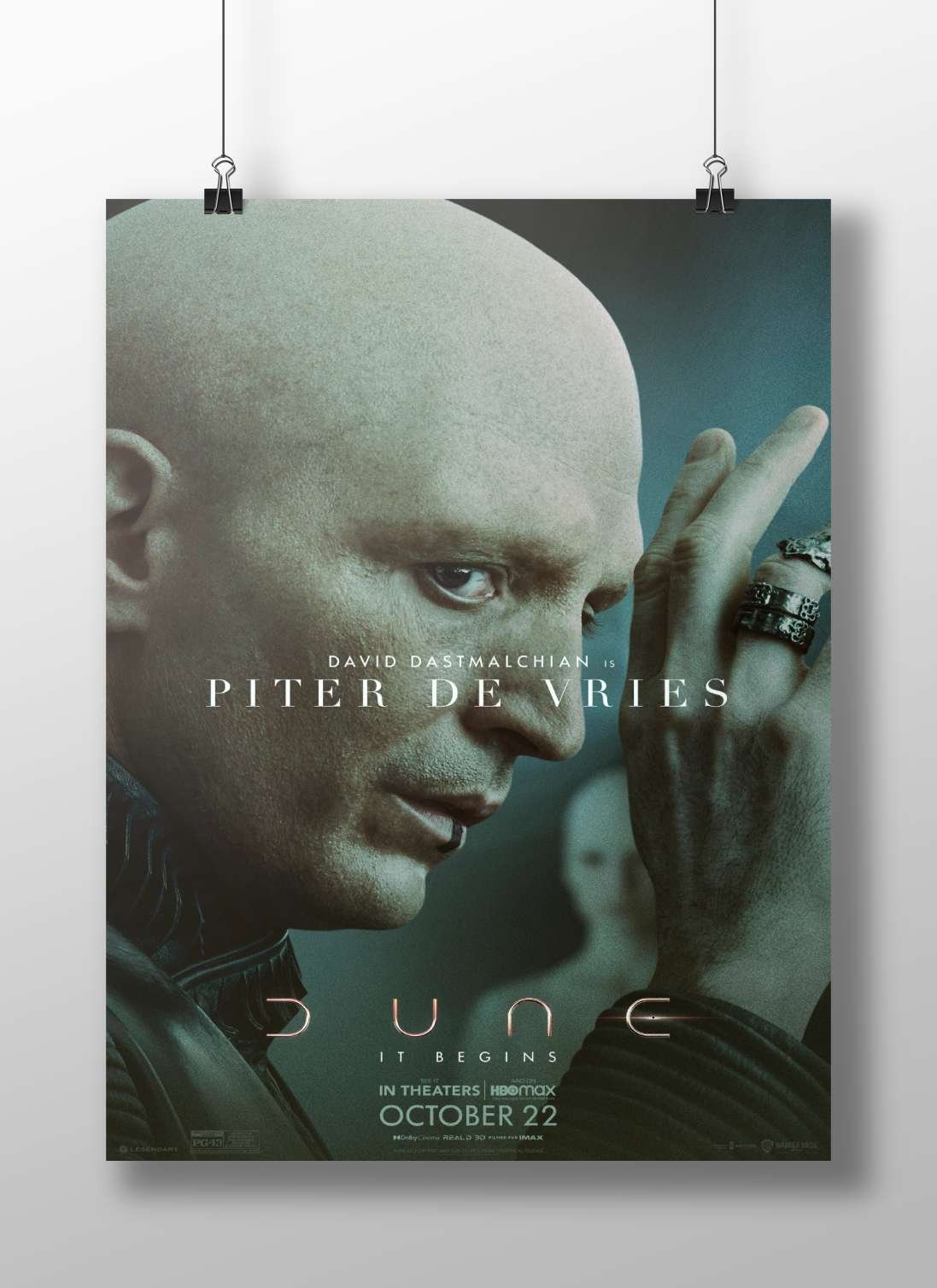 Piter de Vries (from the Dune franchise) Piter De Vries - Noir Masterpiece Poster