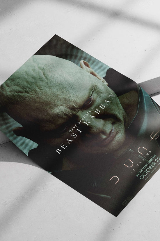 Beast Rabban from the Dune franchise Beast Rabban - Sand Warrior Poster