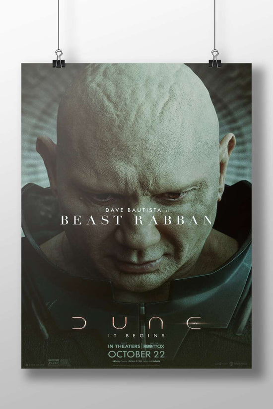 Beast Rabban from the Dune franchise Beast Rabban - Sand Warrior Poster