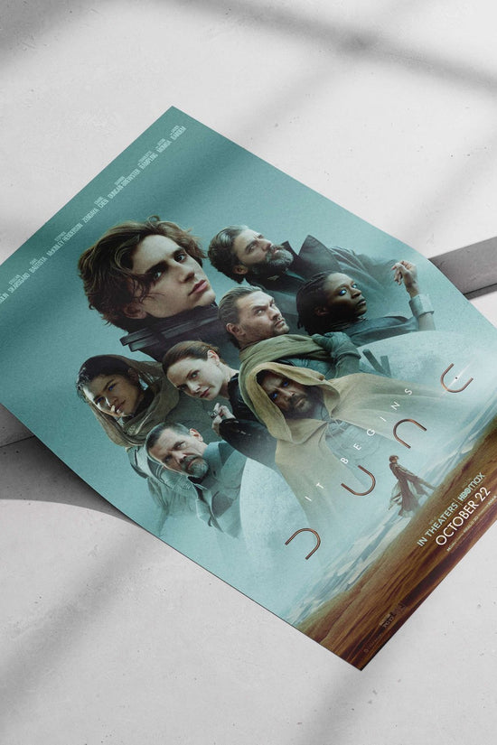 The film "Dune" (2021 adaptation of Frank Herbert's franchise) Paul Atreides - Dune Visionary Poster