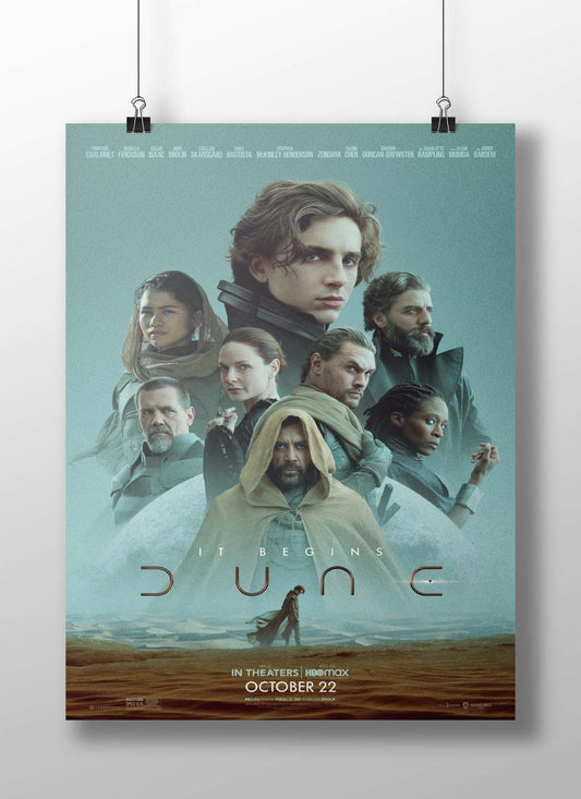 The film "Dune" (2021 adaptation of Frank Herbert's franchise) Paul Atreides - Dune Visionary Poster