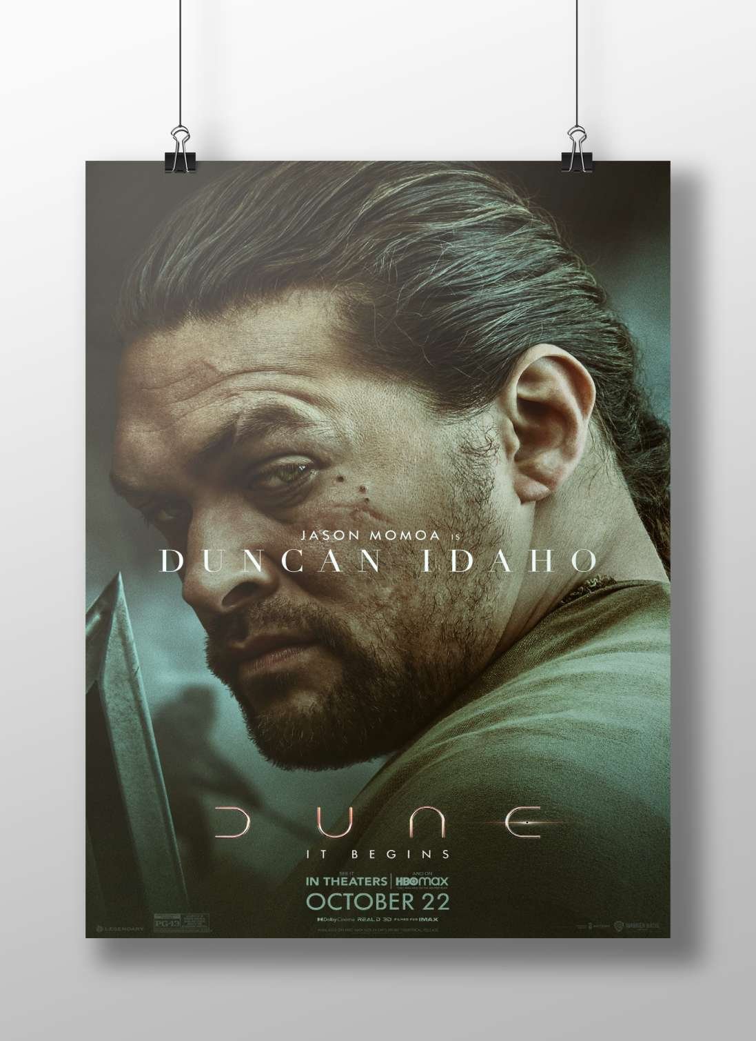 Duncan Idaho from the Dune franchise. Duncan Idaho - Dune Noir Poster