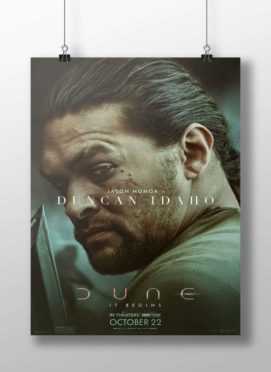 Duncan Idaho from the Dune franchise. Duncan Idaho - Dune Noir Poster