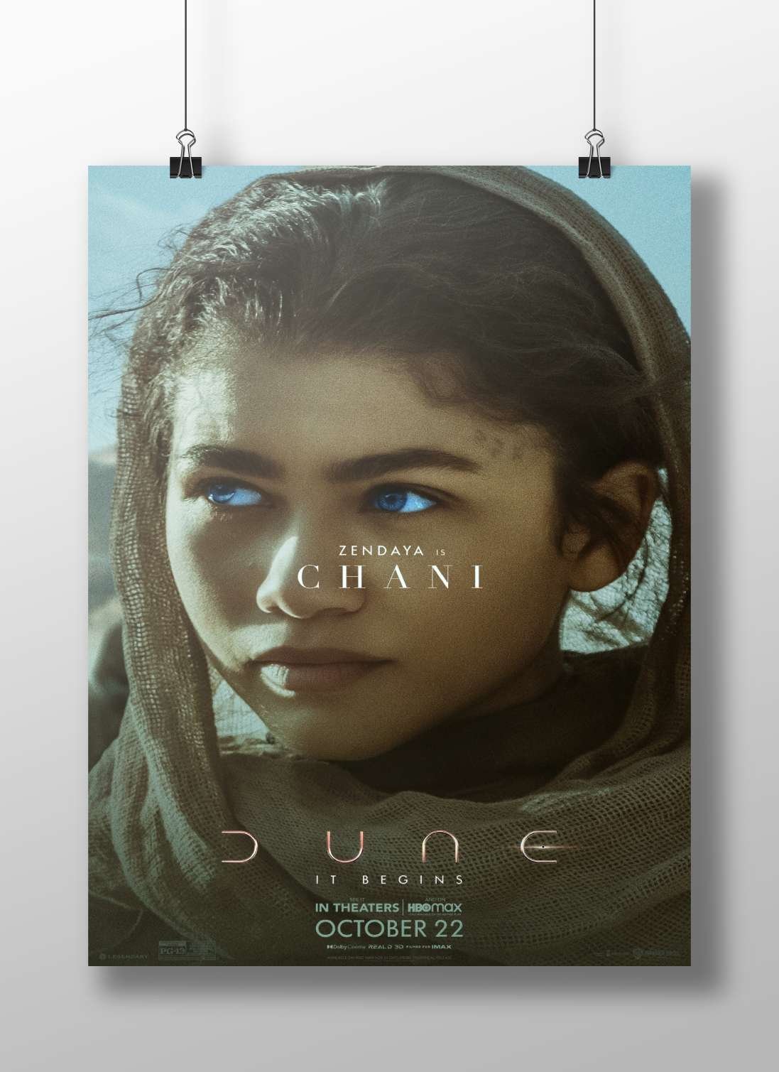 Chani from the Dune franchise Chani - Dune Legacy Poster