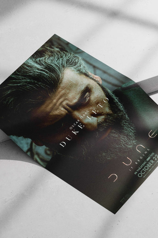 Duke Leto from the Dune franchise Duke Leto - Dune Noir Poster