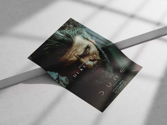 Duke Leto from the Dune franchise Duke Leto - Dune Noir Poster