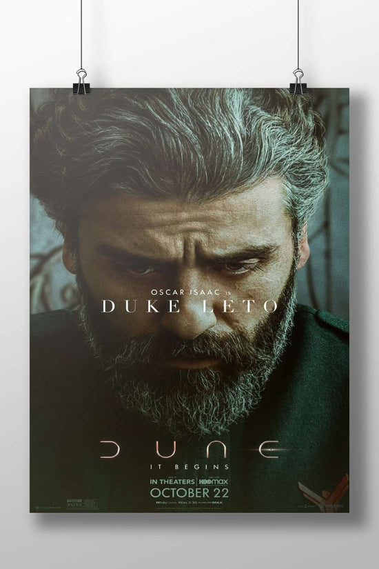 Duke Leto from the Dune franchise Duke Leto - Dune Noir Poster