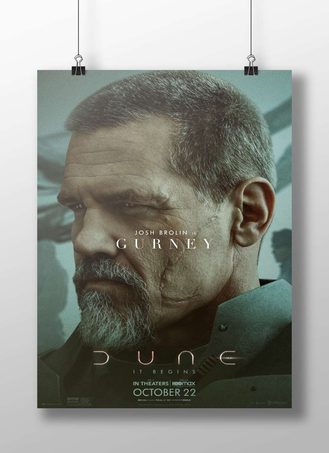 Gurney (character) from the Dune franchise. Gurney - Sandman Realms Poster