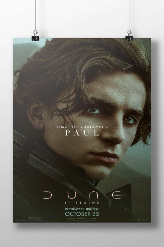 Paul from the Dune franchise Paul From The Dune - Desert Sage Poster