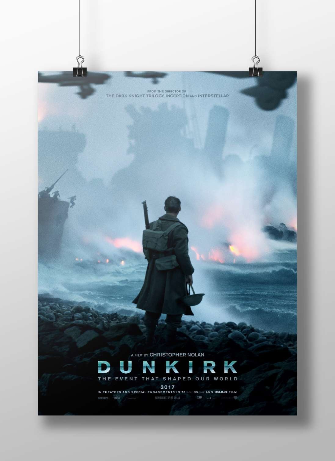 Dunkirk (the 2017 film directed by Christopher Nolan) Dunkirk - War Realism Poster