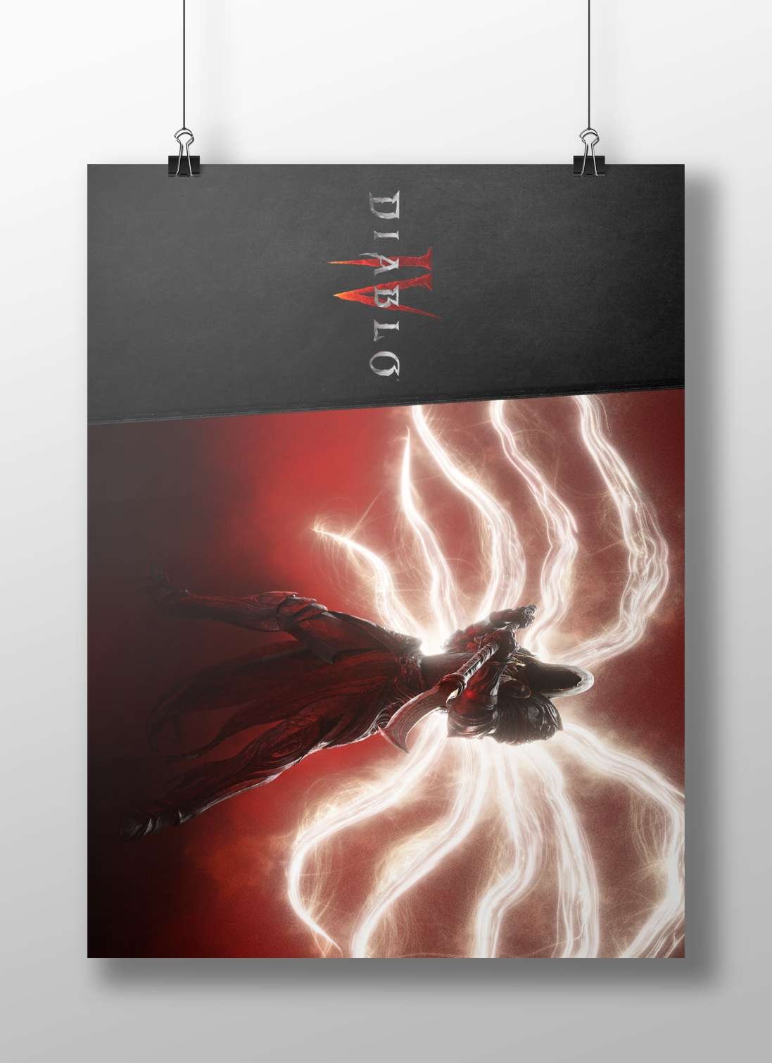 Warrior character from the Diablo IV video game franchise Main Subject: Warrior character from the Diablo IV video game